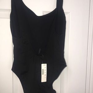 NWT J Crew plunging scoop back in Italian matte
